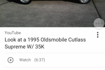Junk 1995 Oldsmobile Cutlass Supreme Photo