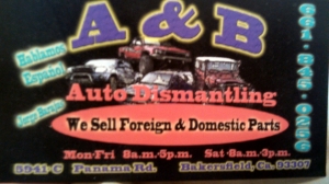 A & B Auto Dismantling