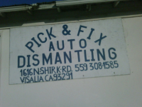 Pick & Fix Auto Dismantling
