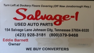 Salvage 1 Used Auto Parts (Image 4 of 4)