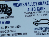 Wears Valley Brakes and Auto Care